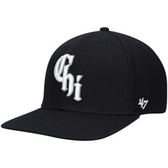 Chicago White Sox 2021 City Connect Captain Snapback Hat Black | 47 brand
