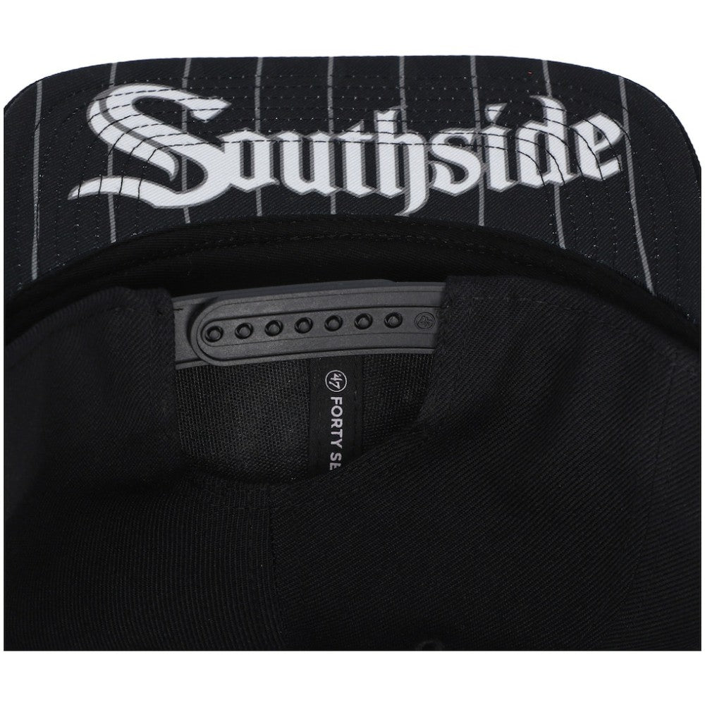 Chicago White Sox 2021 City Connect Captain Snapback Hat Black | 47 brand