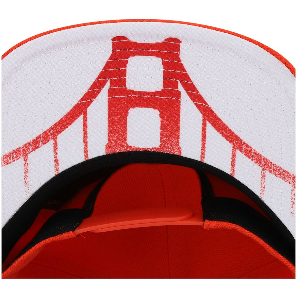 San Francisco Giants 2021 City Connect Captain Snapback Hat Orange | 47 brand