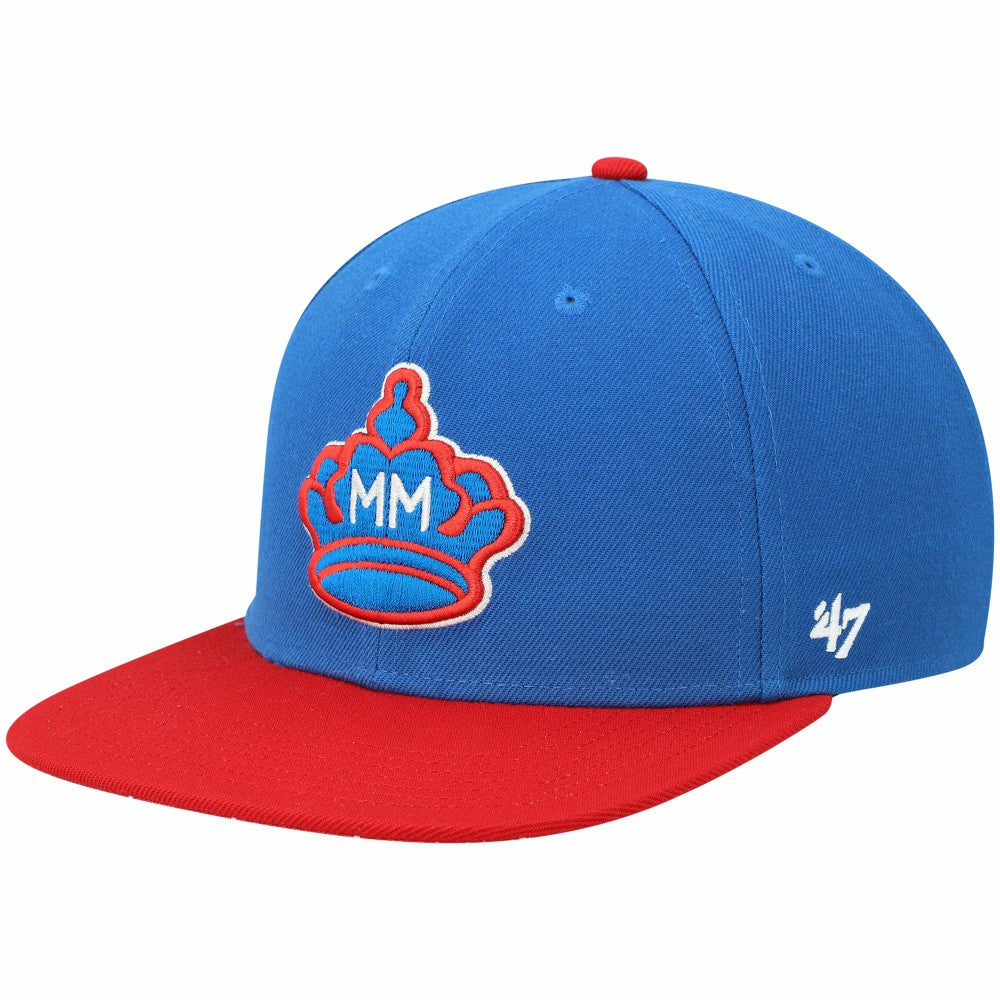 Miami Marlins 2021 City Connect Captain Snapback Hat Blue | 47 brand
