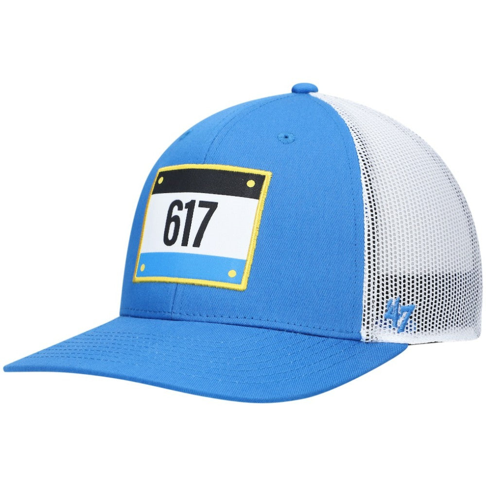 Boston Red Sox City Connect Trucker Snapback Hat Blue/White | 47 brand