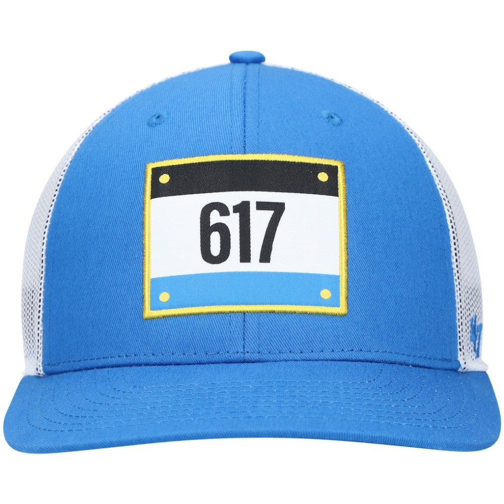 Boston Red Sox City Connect Trucker Snapback Hat Blue/White | 47 brand