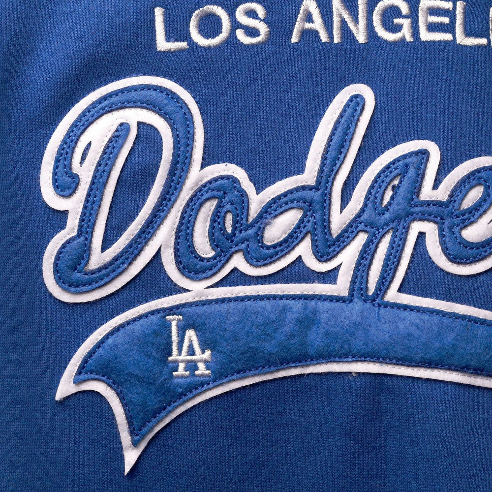Los Angeles Dodgers Soft as a Grape Women's Plus Size Side Split Pullover Hoodie Royal