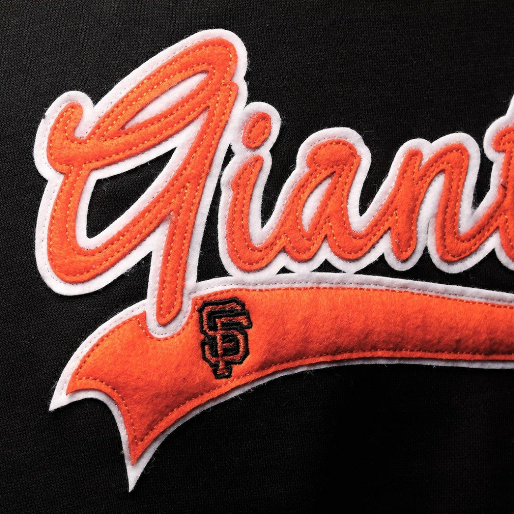 San Francisco Giants Soft as a Grape Women's Plus Size Side Split Pullover Hoodie Black