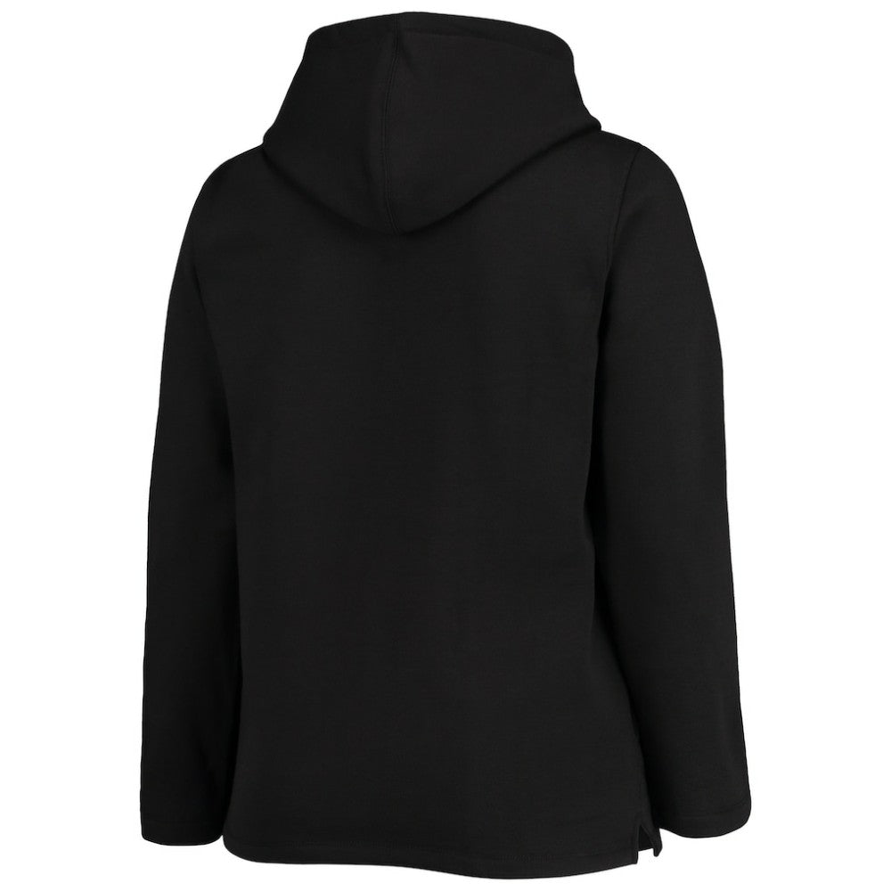San Francisco Giants Soft as a Grape Women's Plus Size Side Split Pullover Hoodie Black