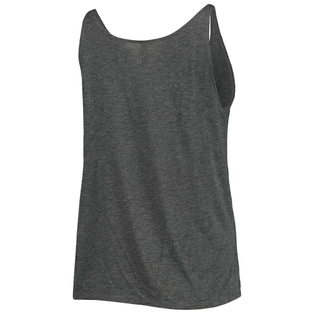 Athletics Soft as a Grape Women's Slouchy Tank Top Heathered Charcoal