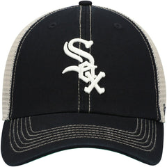 Chicago White Sox Trawler Clean Up Trucker Snapback Hat Black | 47 brand