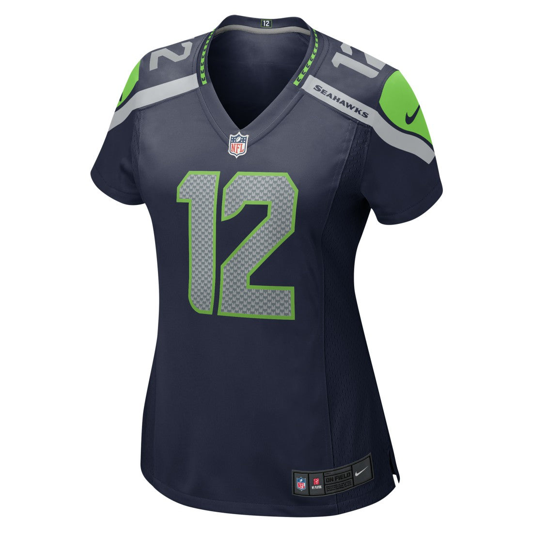 12s Seattle Seahawks Women's Player Jersey - Navy