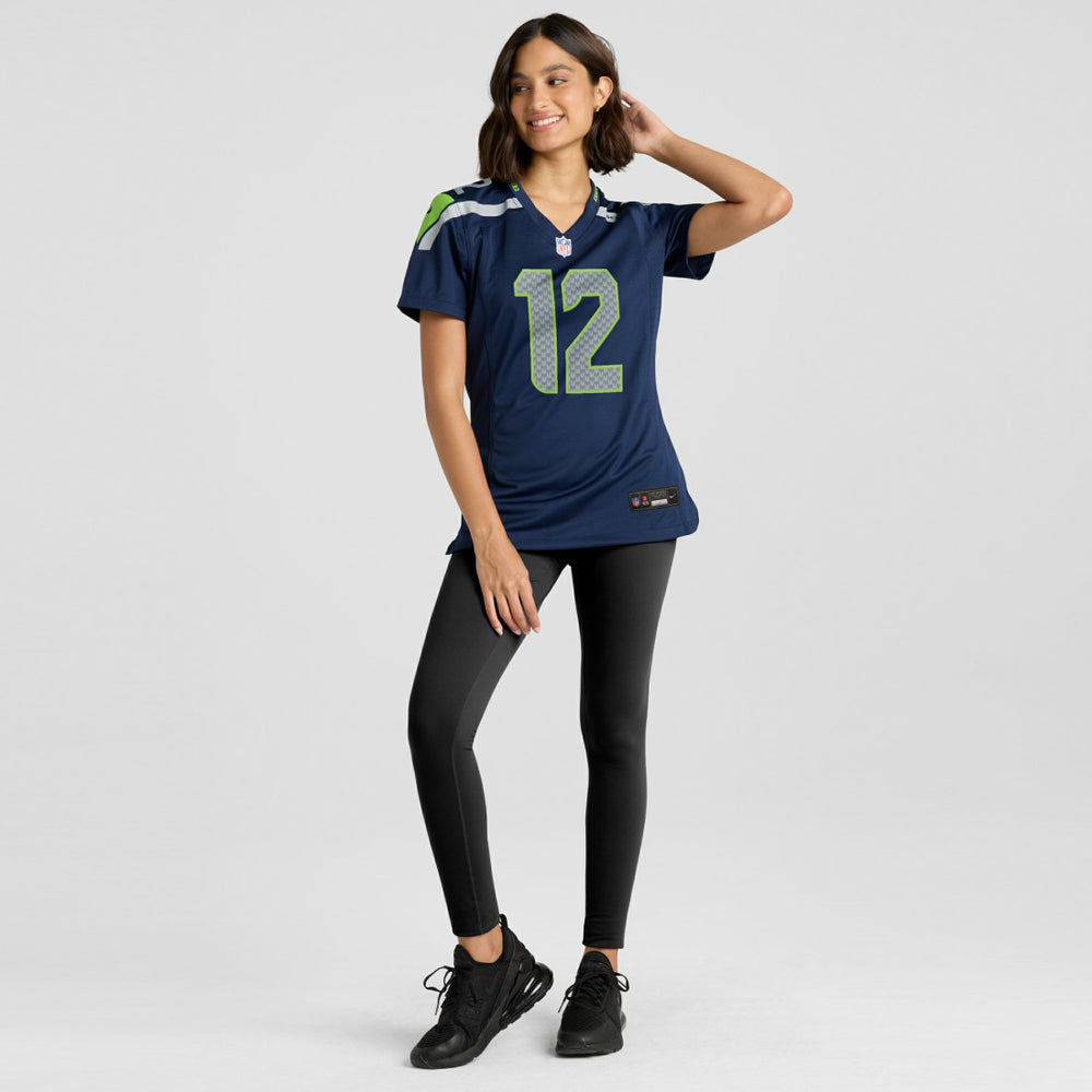 12s Seattle Seahawks Women's Player Jersey - Navy