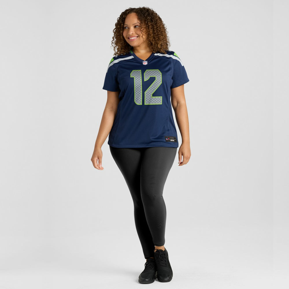 12s Seattle Seahawks Women's Player Jersey - Navy