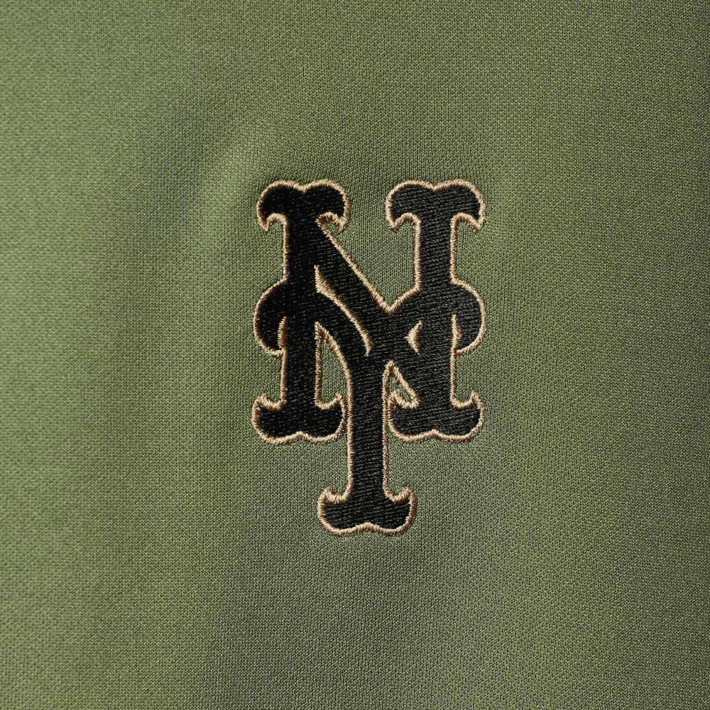 New York Mets Levelwear Delta Pursue Quarter-Zip Jacket Olive