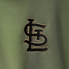 St. Louis Cardinals Levelwear Delta Pursue Quarter-Zip Jacket Olive