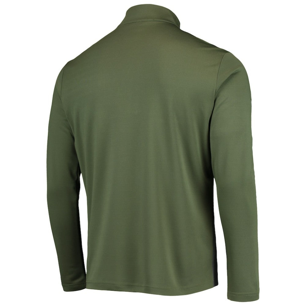 St. Louis Cardinals Levelwear Delta Pursue Quarter-Zip Jacket Olive