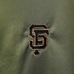 San Francisco Giants Levelwear Delta Pursue Quarter-Zip Jacket Olive
