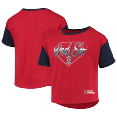 Boston Red Sox Girls Youth Bleachers T-Shirt Red