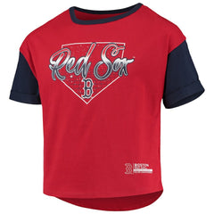 Boston Red Sox Girls Youth Bleachers T-Shirt Red