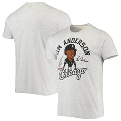 Tim Anderson Chicago White Sox Homage Caricature Tri-Blend T-Shirt Heathered Gray