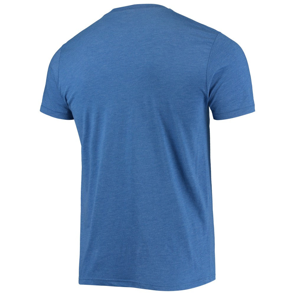 Milwaukee Brewers Homage Hand-Drawn Logo Tri-Blend T-Shirt Royal