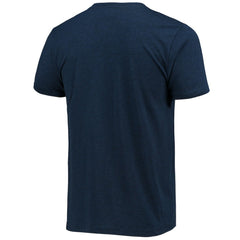 Atlanta Braves Homage Stadium Tri-Blend T-Shirt Navy