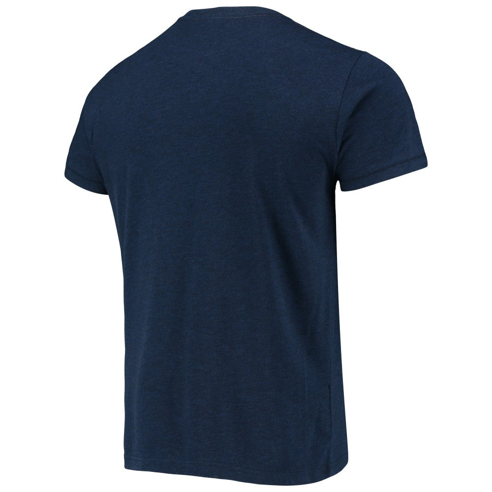 St. Louis Cardinals Homage Busch Stadium Tri-Blend T-Shirt Navy