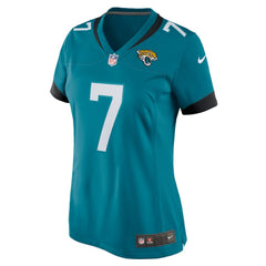 Byron Leftwich Jacksonville Jaguars Women's Retired Player Game Jersey - Teal