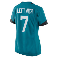 Byron Leftwich Jacksonville Jaguars Women's Retired Player Game Jersey - Teal