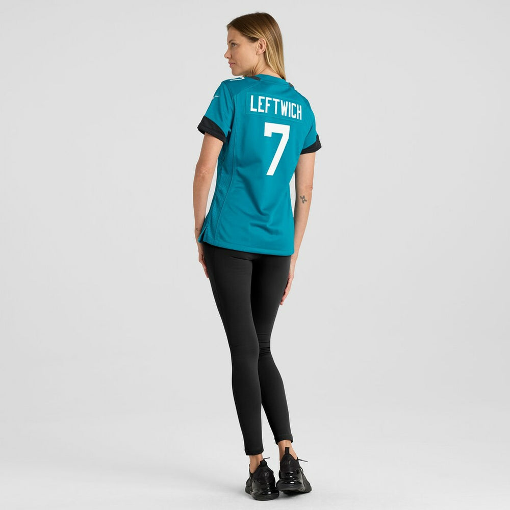 Byron Leftwich Jacksonville Jaguars Women's Retired Player Game Jersey - Teal