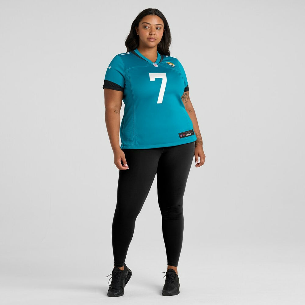 Byron Leftwich Jacksonville Jaguars Women's Retired Player Game Jersey - Teal