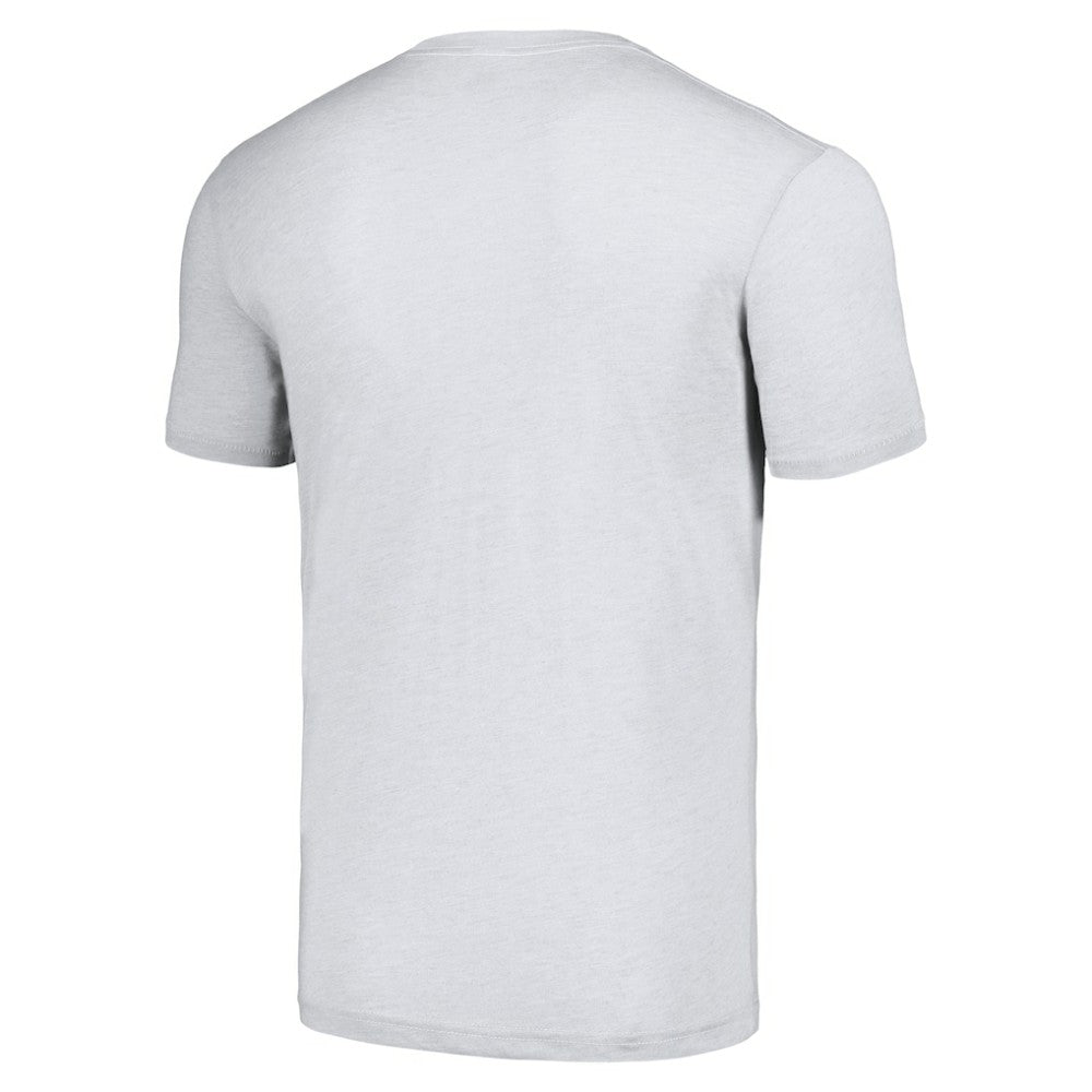 Chicago Cubs Homage Hyper Local Tri-Blend T-Shirt Ash