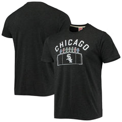 Chicago White Sox Homage Team Hyper Local Tri-Blend T-Shirt Charcoal