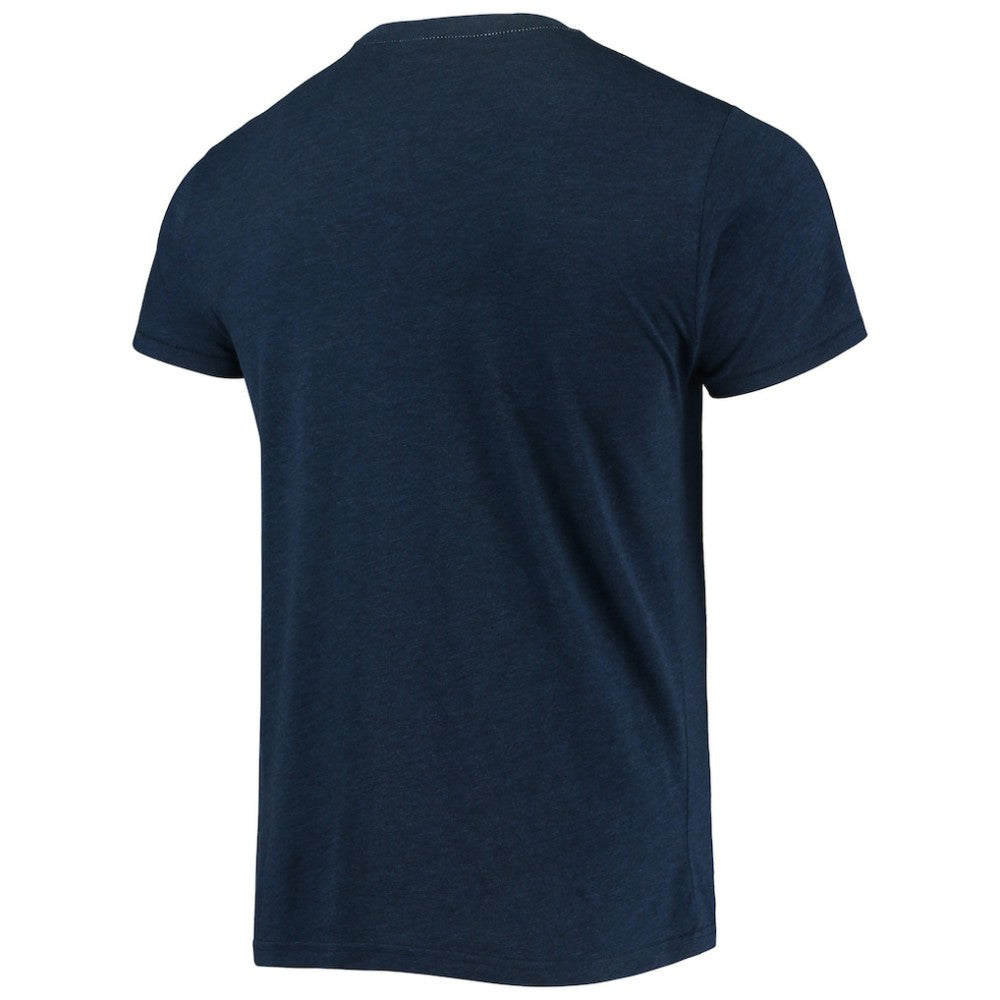 Detroit Tigers Homage Hyper Local Tri-Blend T-Shirt Navy
