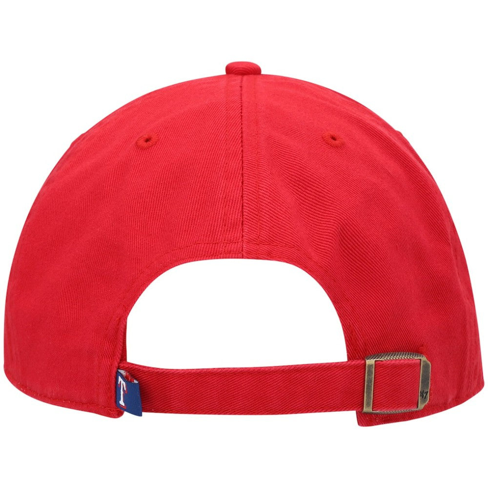 Texas Rangers Clean Up Adjustable Hat Red | 47 brand