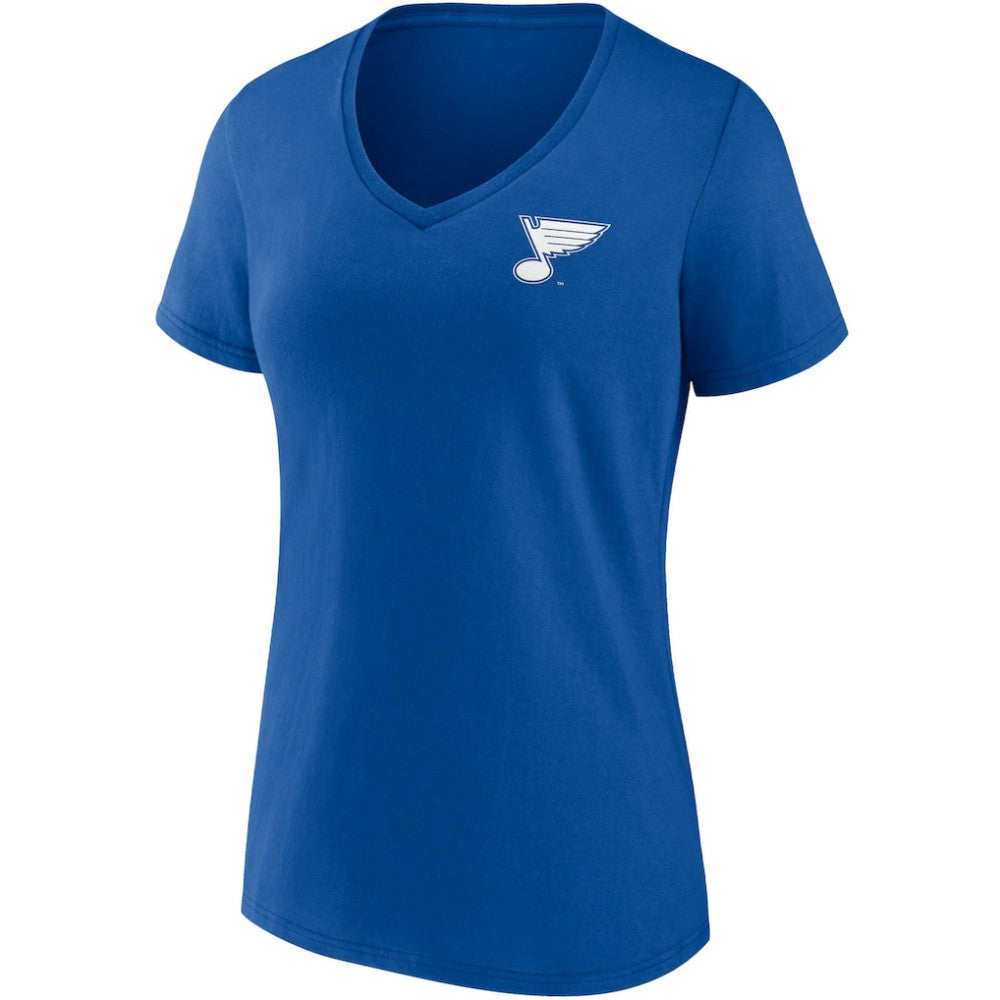 St. Louis Blues Fanatics Women's Team Mother's Day V-Neck T-Shirt Blue