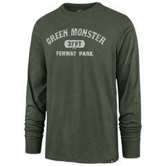 Boston Red Sox Distressed Green Monster Long Sleeve T-Shirt Green | 47 brand