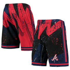 Atlanta Braves Hyper Hoops Shorts Red | Mitchell & Ness