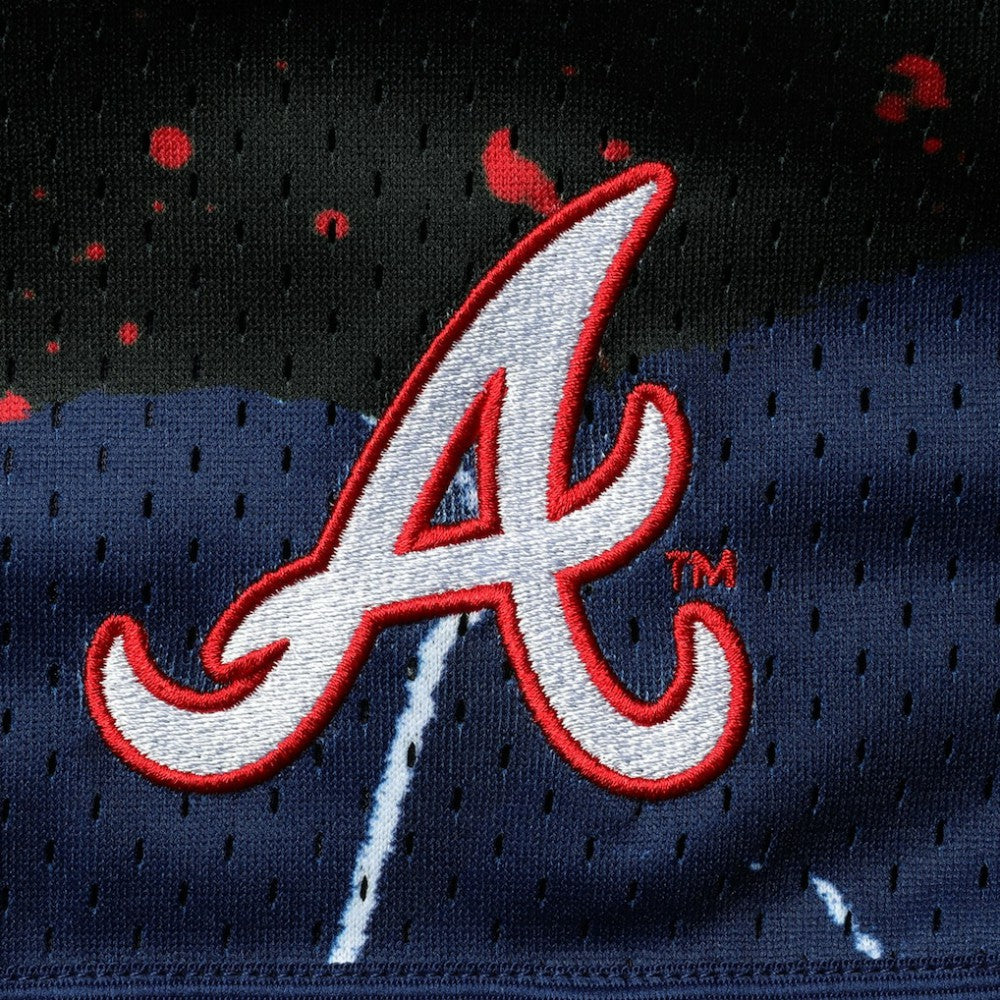 Atlanta Braves Hyper Hoops Shorts Red | Mitchell & Ness