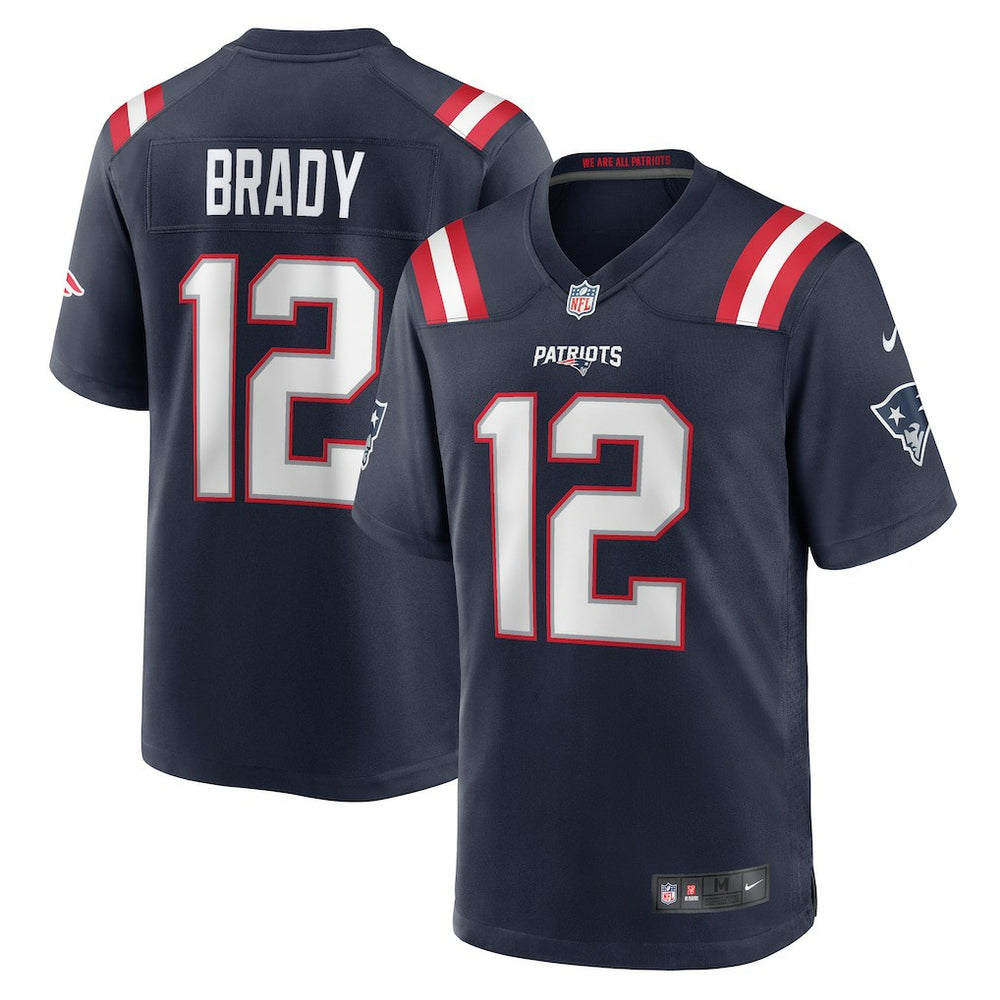 Tom Brady New England Patriots Game Retired Player Jersey - Navy