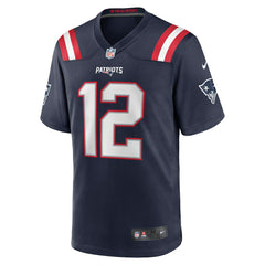 Tom Brady New England Patriots Game Retired Player Jersey - Navy