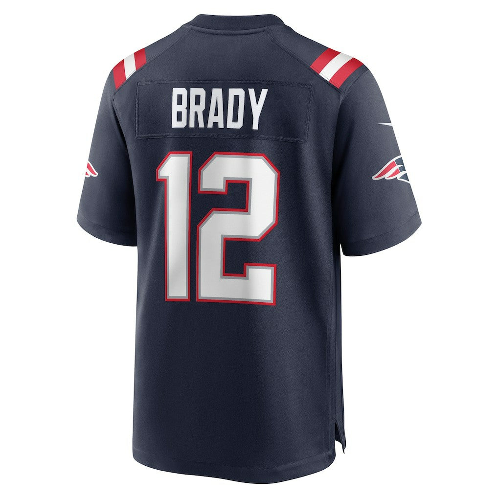 Tom Brady New England Patriots Game Retired Player Jersey - Navy
