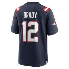 Tom Brady New England Patriots Game Retired Player Jersey - Navy