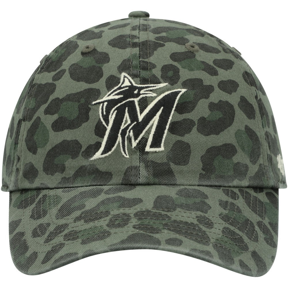 Miami Marlins Women's Bagheera Clean Up Adjustable Hat Green | 47 brand