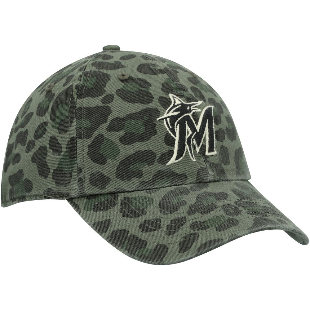 Miami Marlins Women's Bagheera Clean Up Adjustable Hat Green | 47 brand