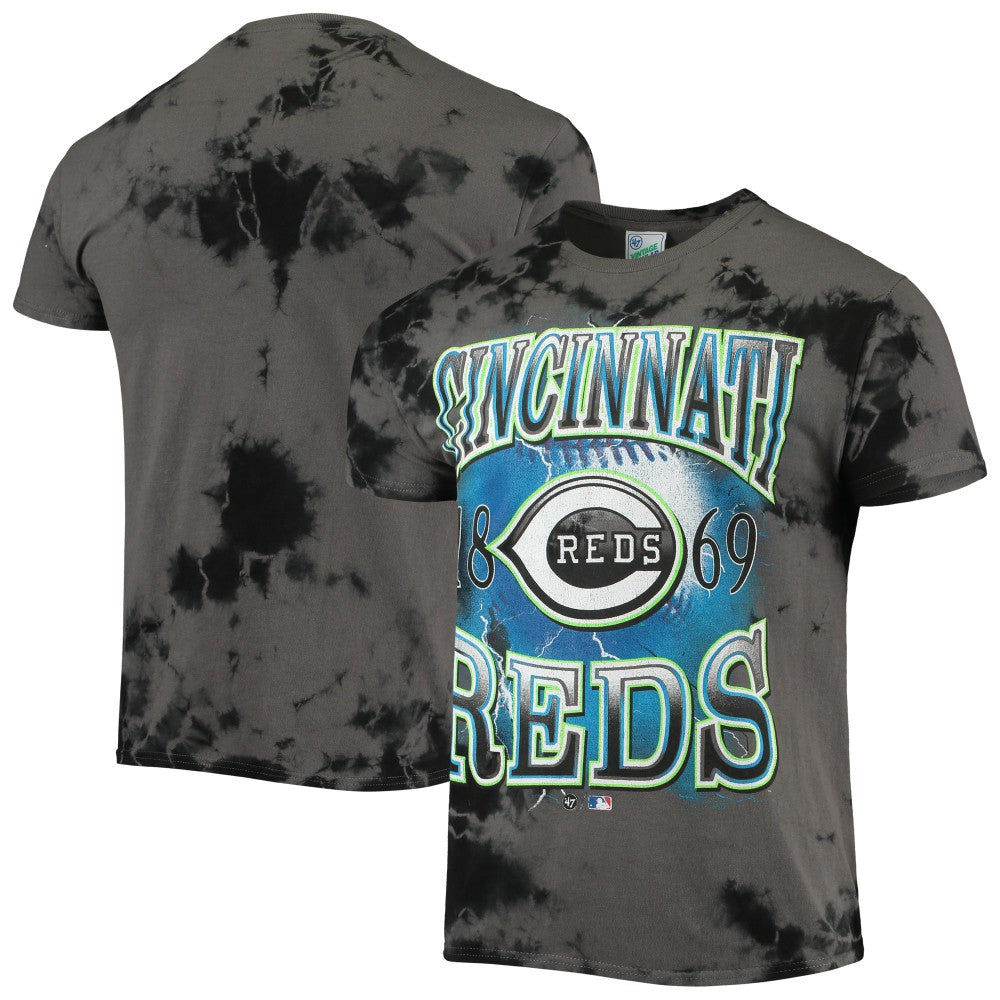 Cincinnati Reds Wonder Boy Vintage Tubular T-Shirt Charcoal | 47 brand