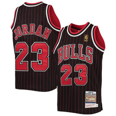 Michael Jordan Chicago Bulls Youth 1996-97 Hardwood Classics Authentic Jersey sale - Black/Red