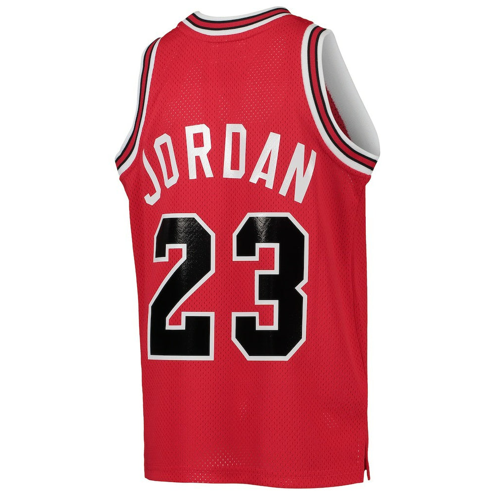 Michael Jordan Chicago Bulls Youth 1984/85 Hardwood Classics Authentic Jersey sale - Red