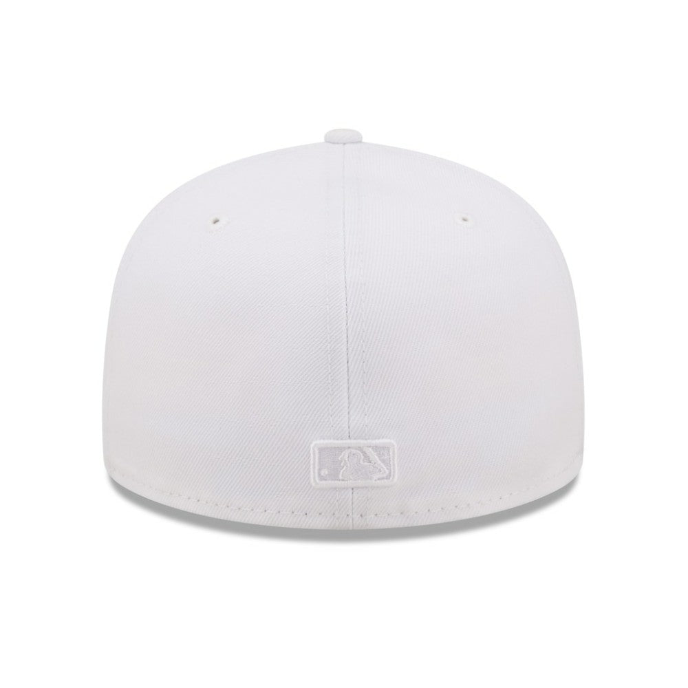 Colorado Rockies White on White 59FIFTY Fitted Hat | New Era