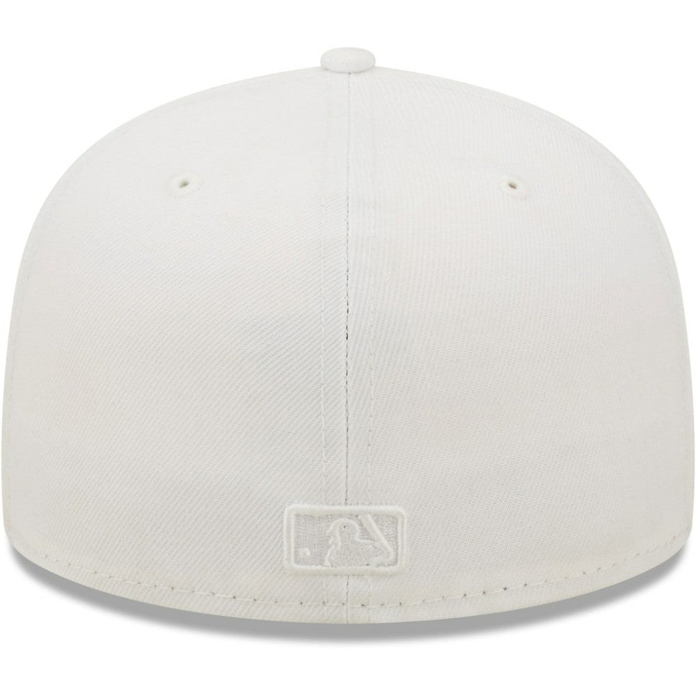 Cincinnati Reds White on White 59FIFTY Fitted Hat | New Era