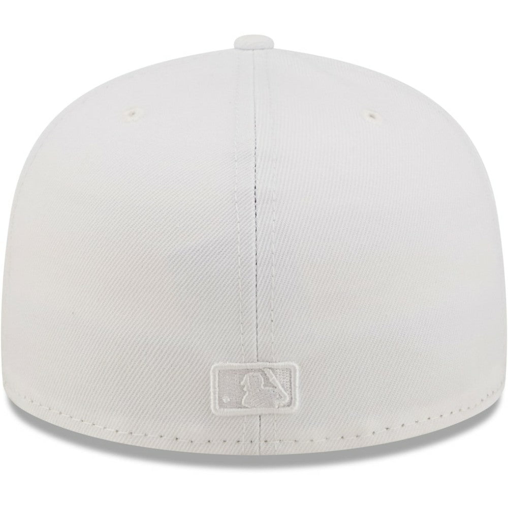 Detroit Tigers White on White 59FIFTY Fitted Hat | New Era