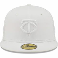Minnesota Twins White on White 59FIFTY Fitted Hat | New Era