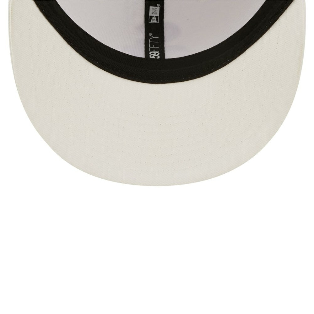 Chicago White Sox White on White 59FIFTY Fitted Hat | New Era
